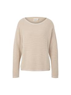 TOM TAILOR  tricot pull's en gilets licht beige/color -  model 1033125 - Dameskleding tricot pull's en gilets beige