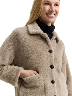 Mantel/Vest L. Beige uni
