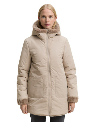 Mantel/Vest L. Beige uni