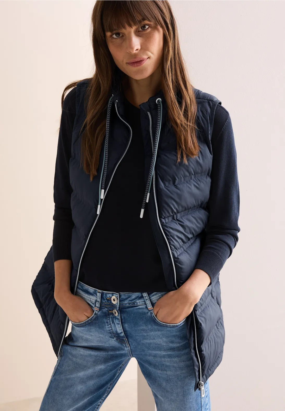 Bodywarmer D. Blauw