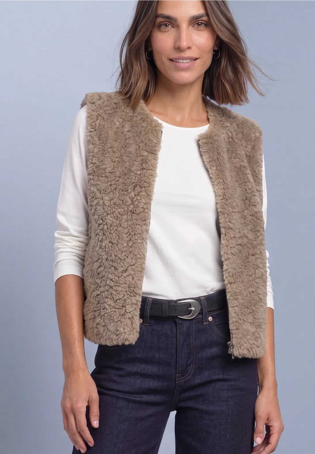 Bodywarmer D. Beige uni