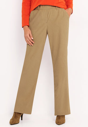 Broek D. Beige uni