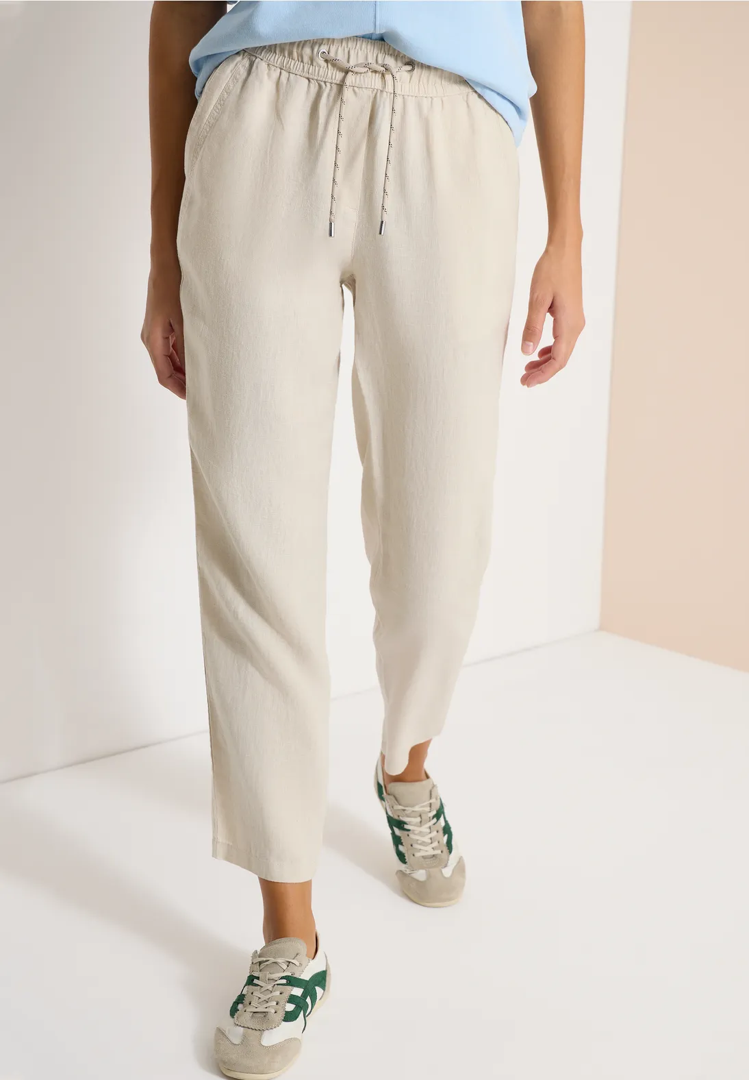 Broek L. Beige uni