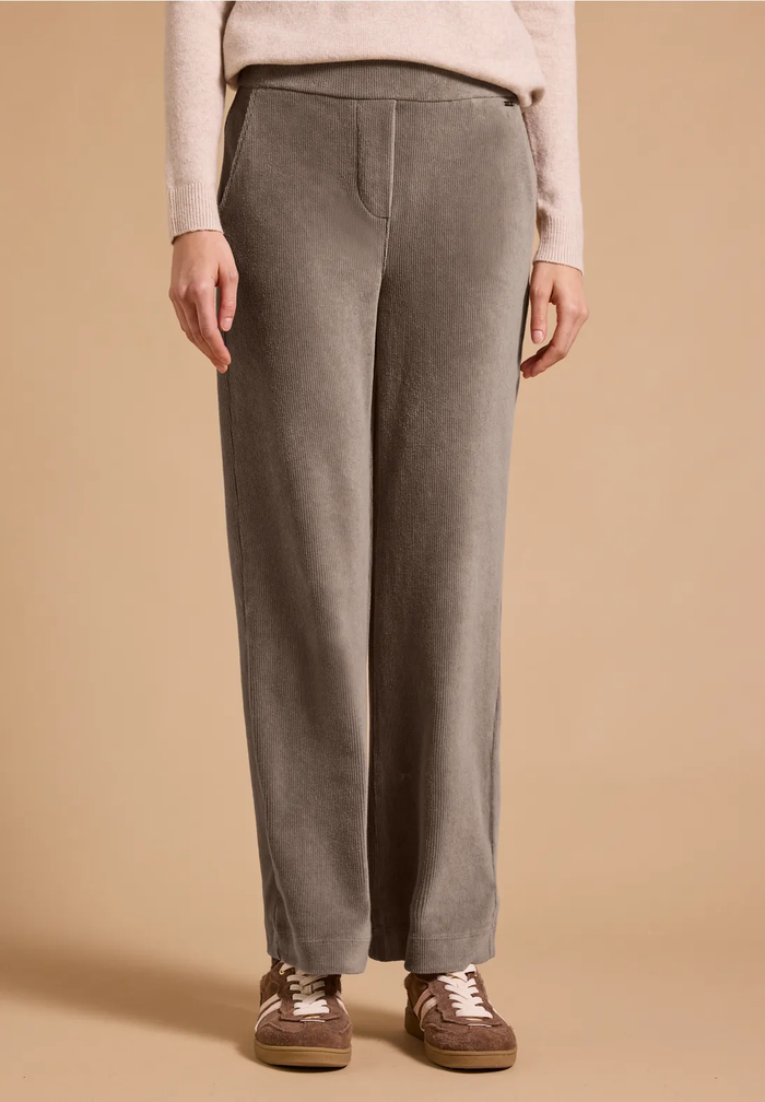Broek D. Beige uni