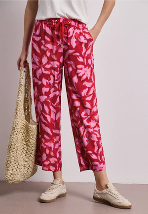 Broek Rood/multi