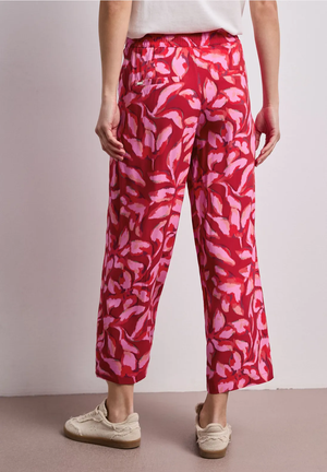 Broek Rood/multi