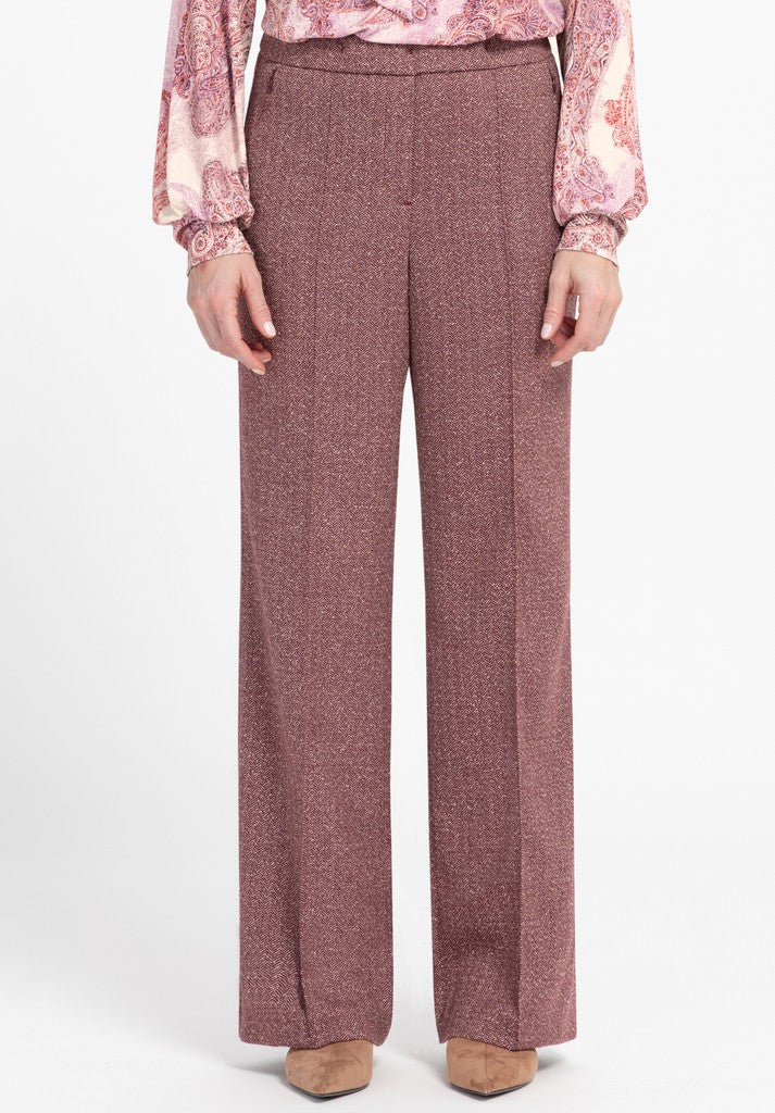 Broek Rood/multi