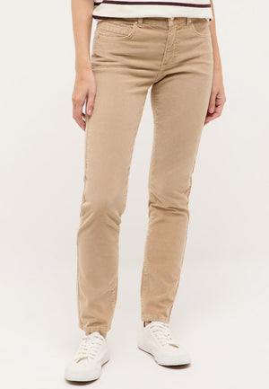 Broek Sportief D. Beige uni