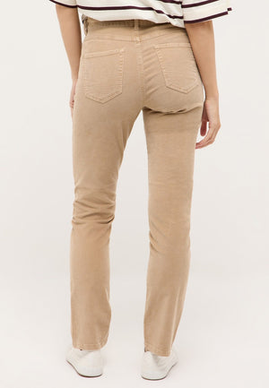 Broek Sportief D. Beige uni