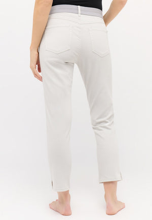 Jeansbroek Kort L. Grijs uni