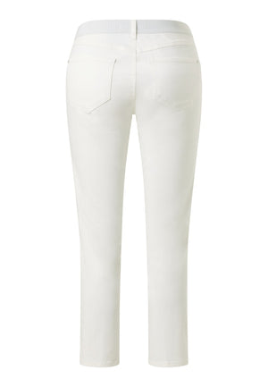 Jeansbroek Kort Ecru