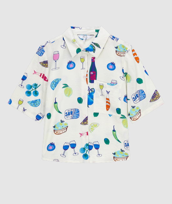 Bloes KM Ecru/multi