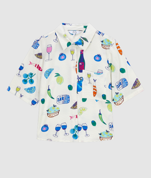 Bloes KM Ecru/multi