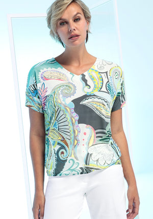 T-Shirt Groen/multi