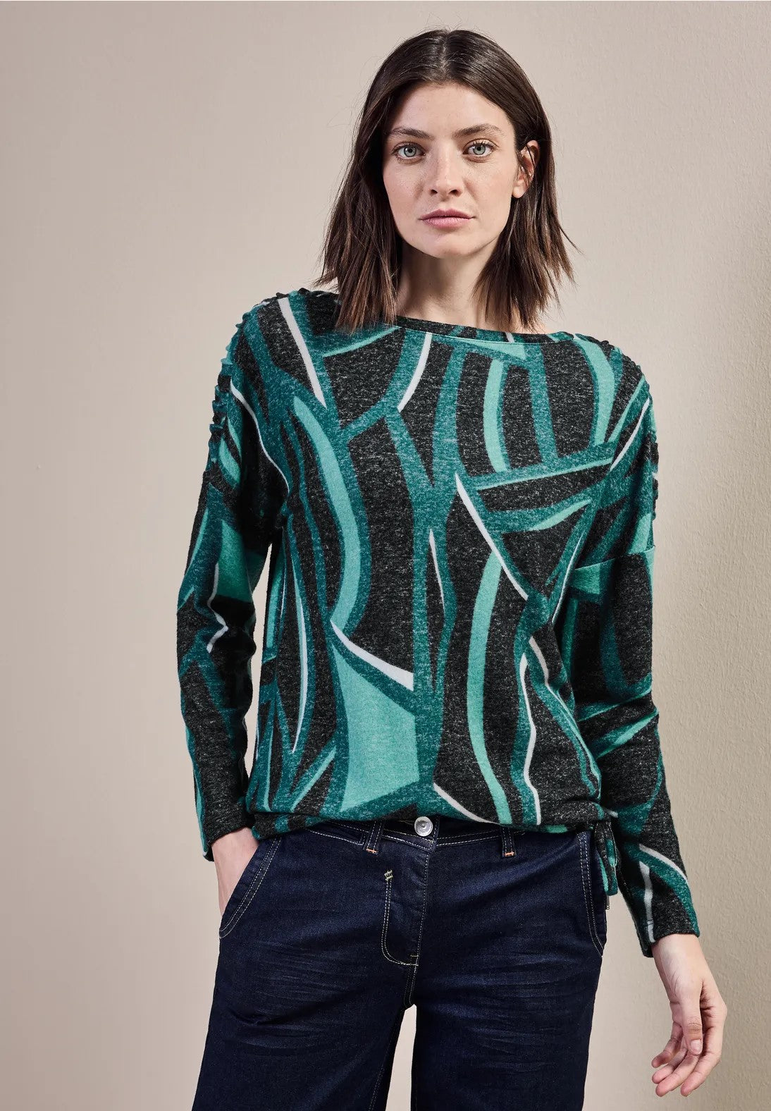 T-Shirt Zwart/multi