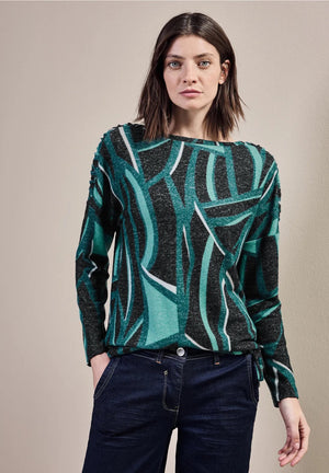 T-Shirt Zwart/multi