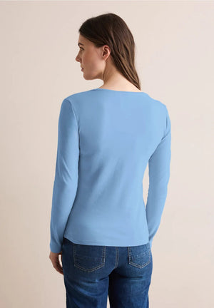 T-Shirt L. Blauw