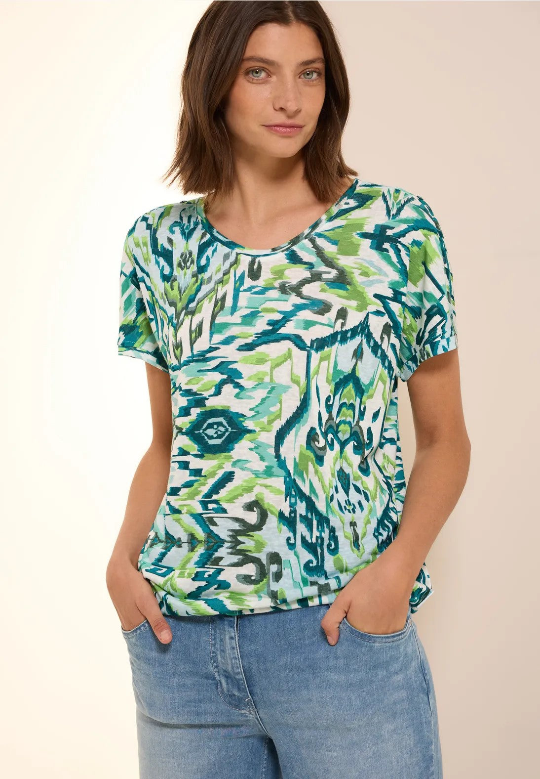T-Shirt Groen/multi