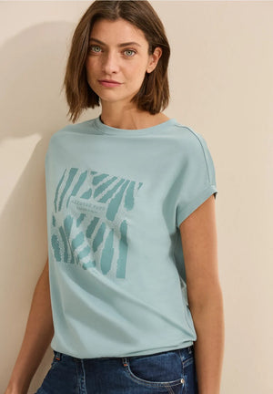 T-Shirt Jade/multi
