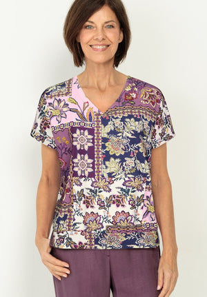 T-Shirt Rood/multi