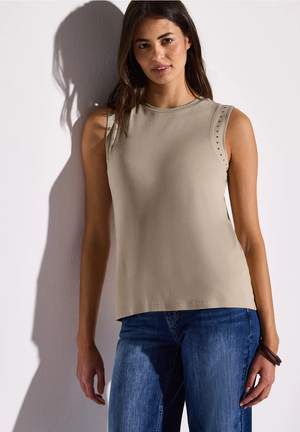 T-Shirt L. Beige uni