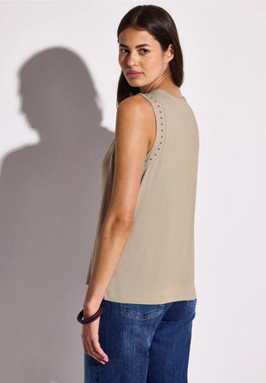 T-Shirt L. Beige uni