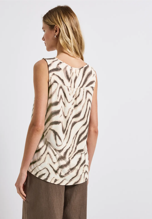 T-Shirt L. Beige/multi