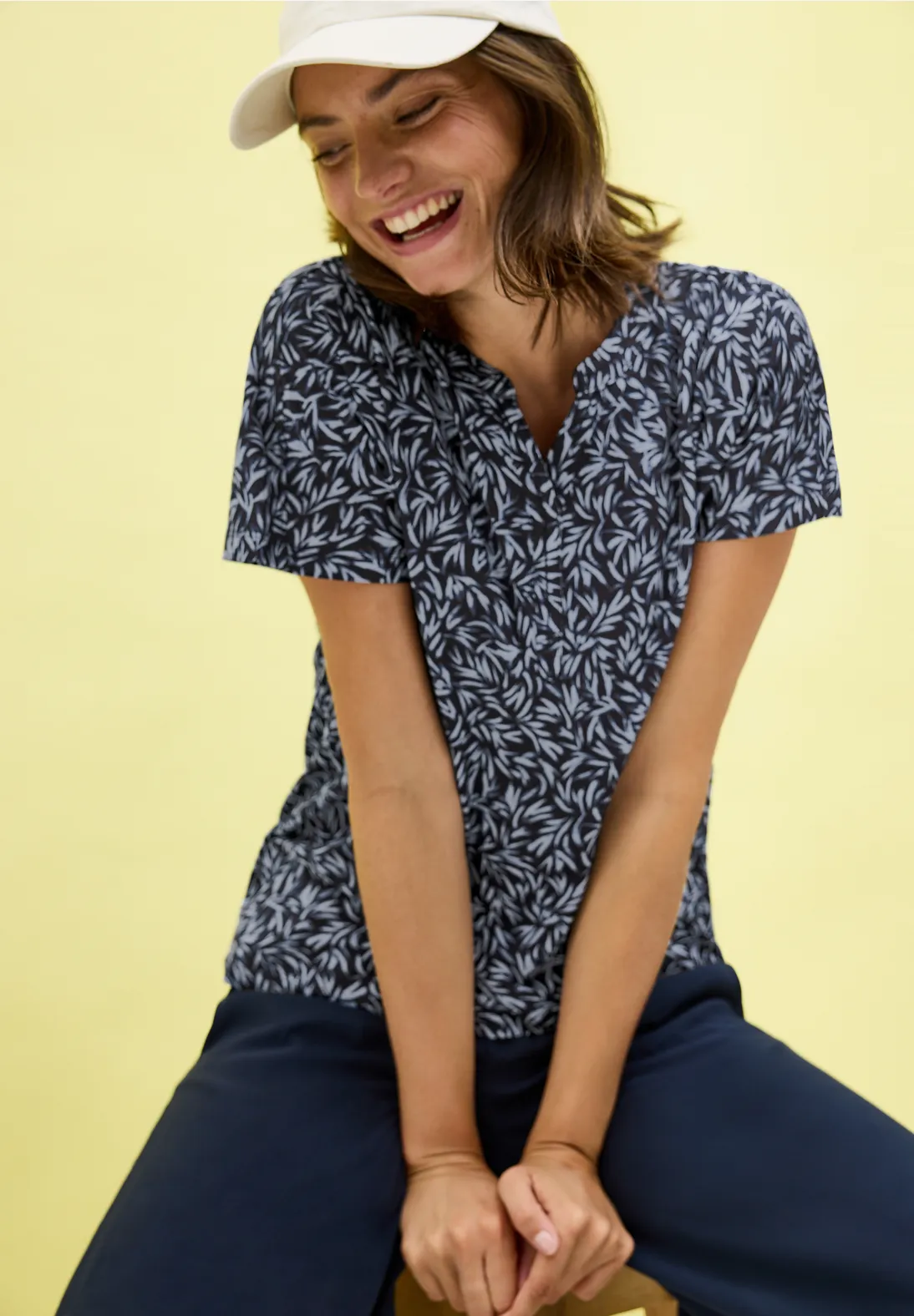 T-Shirt D. Blauw/multi