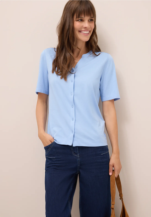 T-Shirt L. Blauw