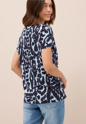 T-Shirt D. Blauw/multi