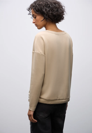 T-Shirt L. Beige uni
