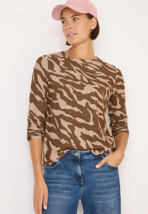 T-Shirt L. Bruin/color
