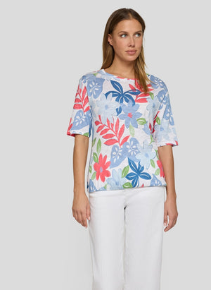 T-Shirt L. Blauw