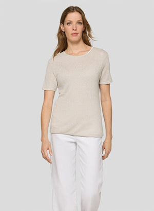 T-Shirt L. Beige uni