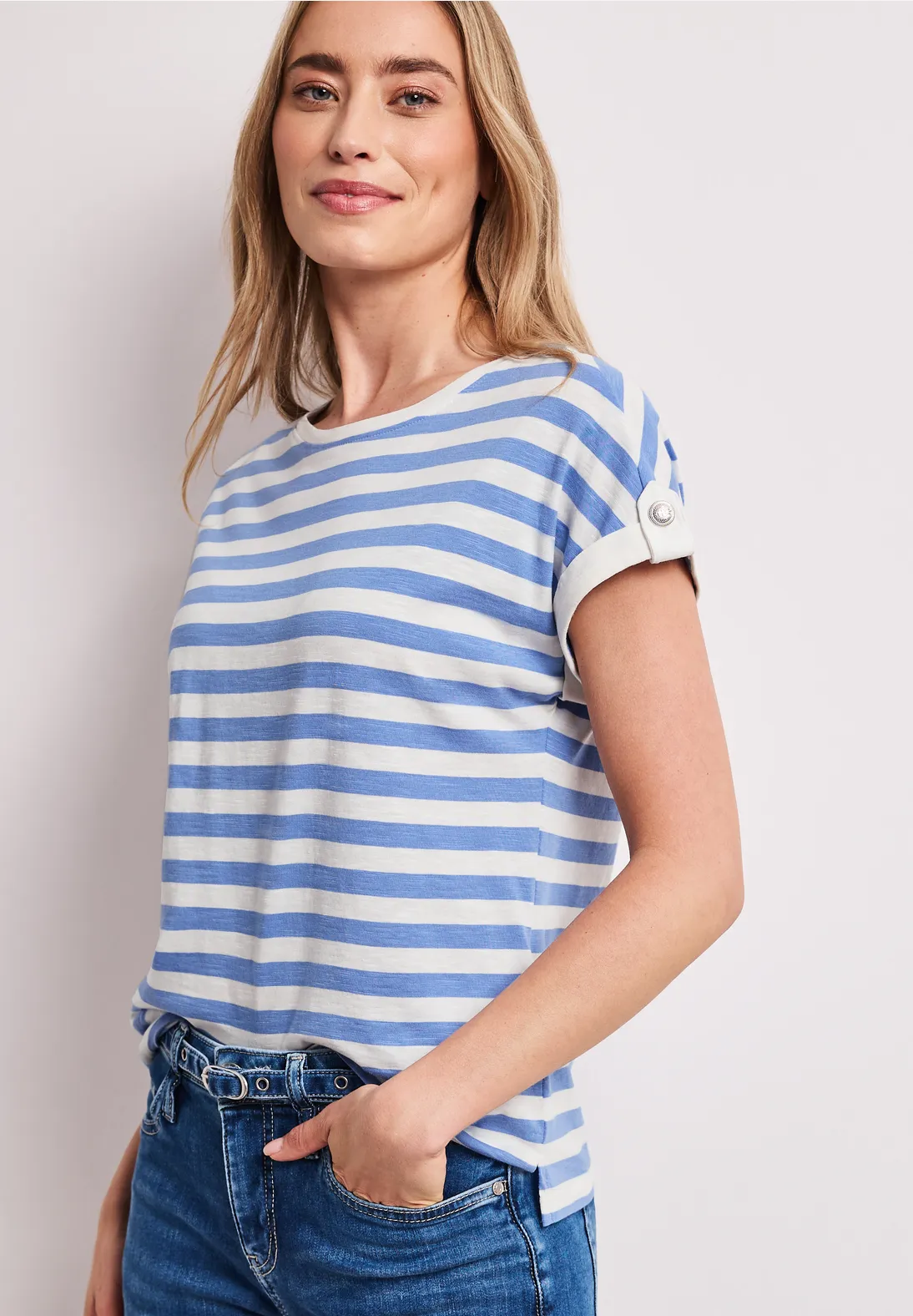 T-Shirt L. Jeans/color