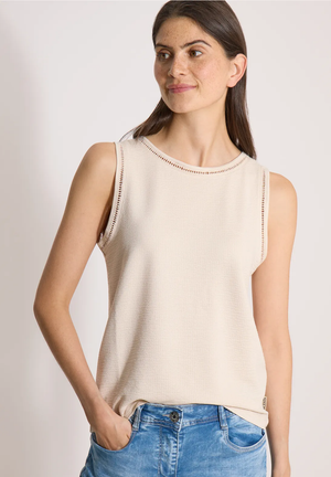 T-Shirt L. Beige uni
