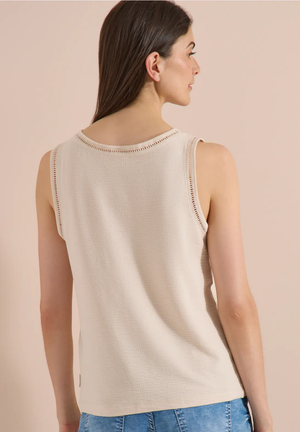 T-Shirt L. Beige uni