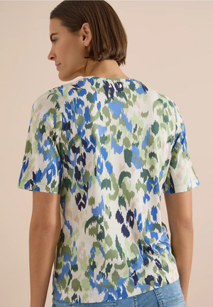 T-Shirt L. Beige/multi
