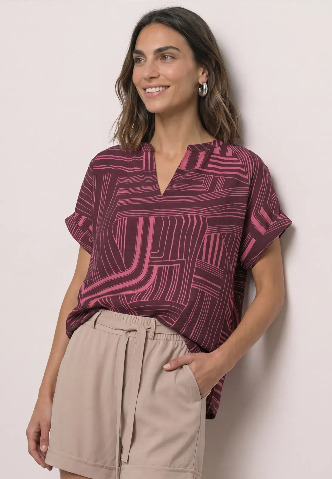 T-Shirt D. Roze/color