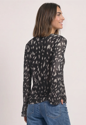 T-Shirt Zwart/multi