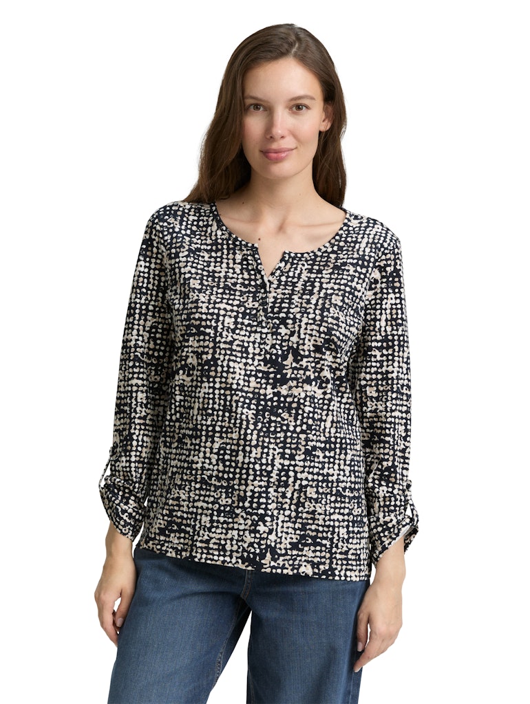 T Shirt LM D. Blauw/multi