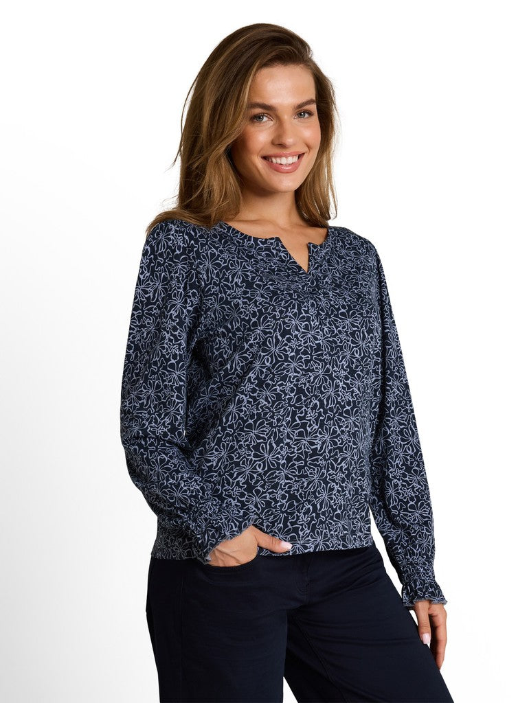 T Shirt LM D. Blauw/color