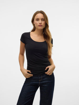 T-Shirt KM Zwart