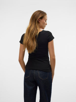 T-Shirt KM Zwart