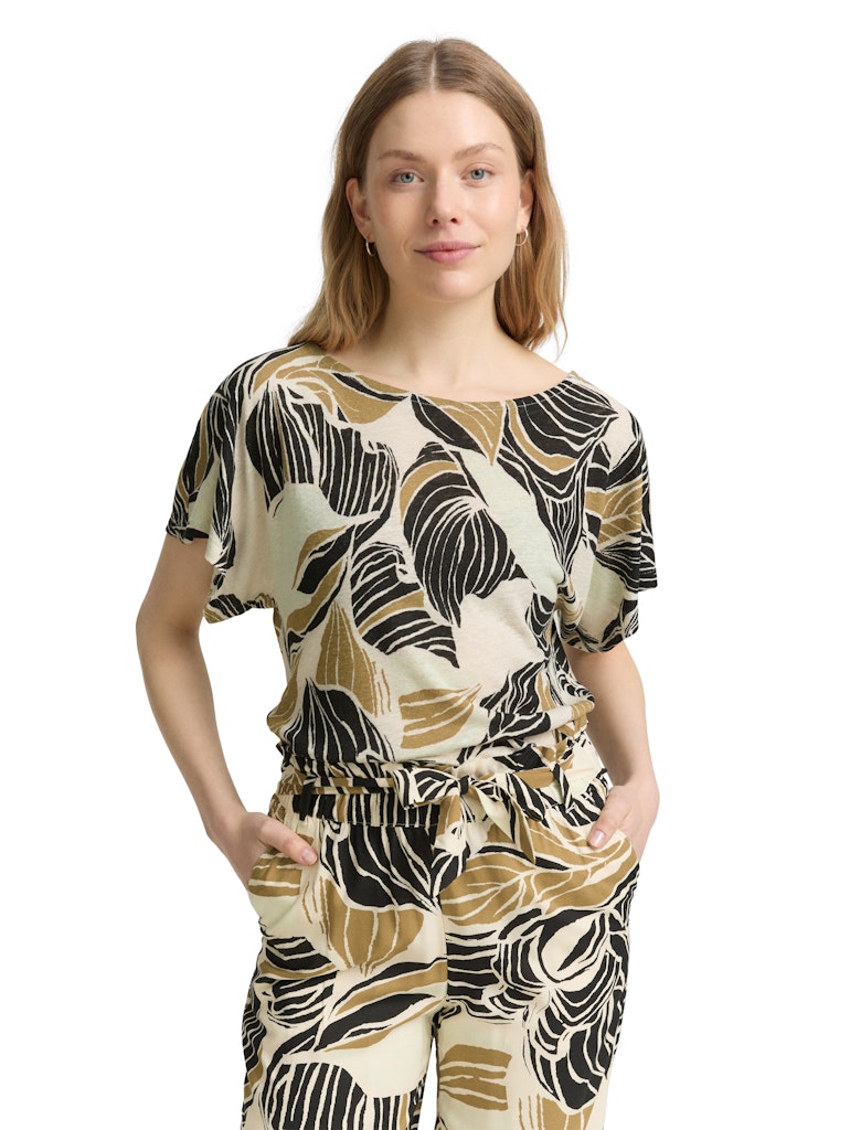 T-Shirt KM Beige/multi