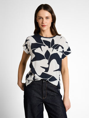 T-Shirt KM D. Blauw/color