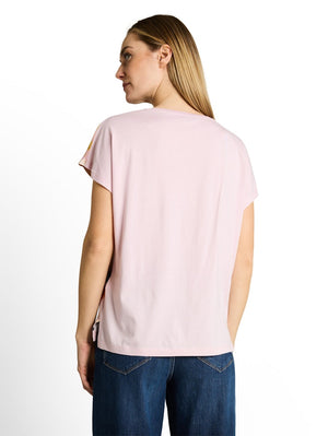 T-Shirt KM Oud Roze/multi
