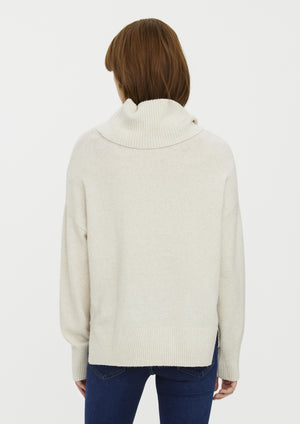 Tricot Pull Ecru/color