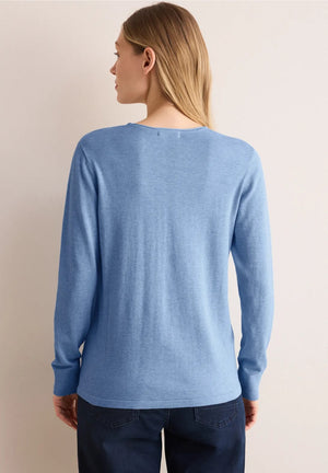 Tricot Pull L. Blauw/color