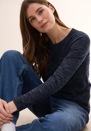Tricot Pull D. Blauw/color